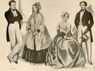 Abbigliamento dal 1836 al 1847