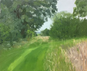 Attraverso il varco, vicino a Charlbury 2021 (olio su tela)