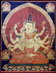 Guhyasamaja Akshobhyavajra Thanka, XVII secolo
