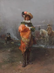 Un gentiluomo con mantello