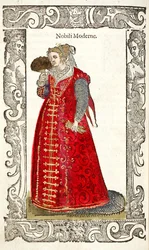 Nobili Moderne. Da: De gli habiti antichi et moderni, 1598