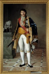 Ritratto a figura intera del Maresciallo Francois Joseph Lefebvre, Duca di Danzica, Maresciallo dell