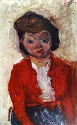 Donna inglese 1922, di Chaïm Soutine (1893 – 1943)