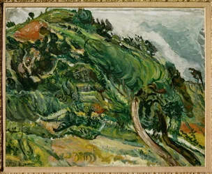 Paesaggio con alberi (dipinto su tela)