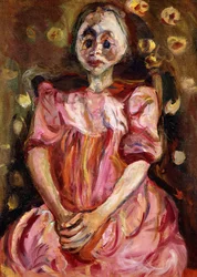 La bambina in rosa, 1923-1924