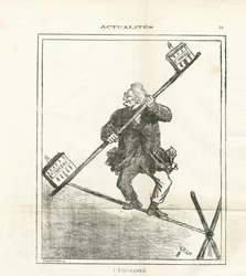 Illustrazione di Cham (1819-1879) in Le Charivari