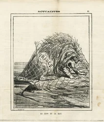 Illustrazione di Cham (1819-1879) in Le Charivari