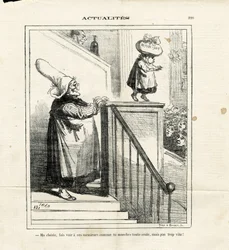 Illustrazione di Cham (1819-1879) in Le Charivari
