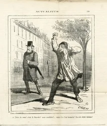 Illustrazione di Cham (1819-1879) in Le Charivari