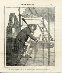 Illustrazione di Cham (1819-1879) in Le Charivari