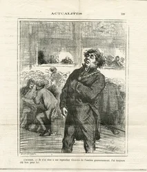 Illustrazione di Cham (1819-1879) in Le Charivari