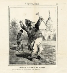 Illustrazione di Cham (1819-1879) in Le Charivari