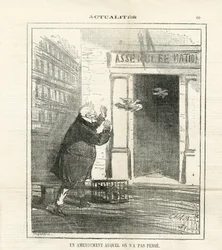 Illustrazione di Cham (1819-1879) in Le Charivari