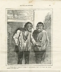 Illustrazione di Cham (1819-1879) in Le Charivari