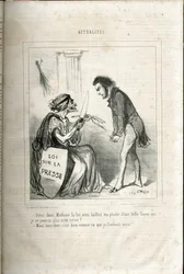 Illustrazione di Cham in Le Charivari