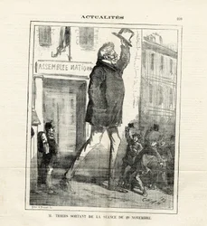 Illustrazione di Cham (1819-1879) in Le Charivari