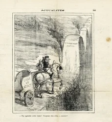 Illustrazione di Cham (1819-1879) in Le Charivari