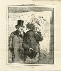 Illustrazione di Cham (1819-1879) in Le Charivari