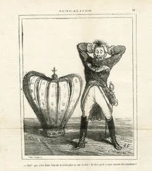 Illustrazione di Cham (1819-1879) in Le Charivari