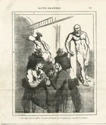 Illustrazione di Cham (1819-1879) in Le Charivari