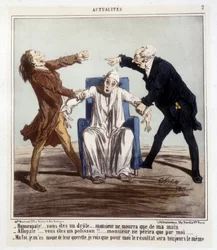 Cartone animato su allopatia e omeopatia di Cham