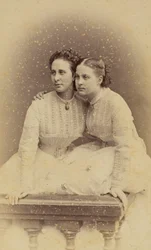 Ritratto della granduchessa Alexandra Iosifovna e della granduchessa Olga Constantinovna di Russia