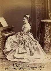 Ritratto della Granduchessa Alexandra Iosifovna di Sassonia-Altenburg (1830-1911)