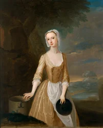 Catherine Hyde, Duchessa di Queensbury come una lattaia c.1770