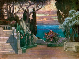 La dodicesima notte: La terrazza della casa di Olivia