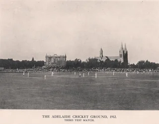 Il Campo da Cricket di Adelaide, Terzo Test Match tra Australia e Inghilterra, 1912