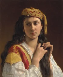 Giovane ragazza greca