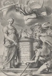 Frontespizio per Vnuiersa Historia Profana, ca. 1630-70