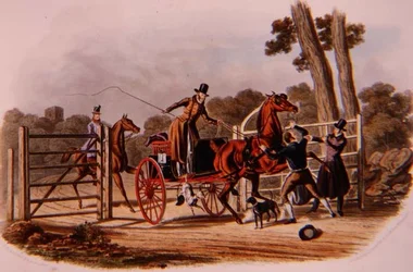 Un portiere insubordinato, inciso da R.G. Reeve, pubblicato da Thomas McLean
