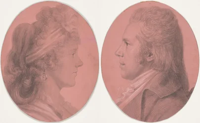 Ritratti di Georges Arnold Fitzwilliam e ritratto di Eleanor Ramsay Fitzwilliam; una coppia