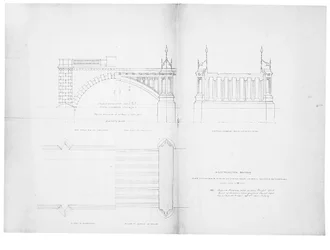 Progetto ed elevazione per il Ponte di Westminster