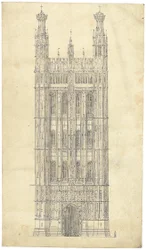 Disegno per le Case del Parlamento, c.1836-40