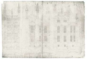 Disegno per le Case del Parlamento, c.1836-40