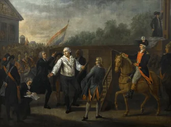 Luigi XVI davanti al patibolo