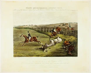 Una scena ricca, dal Grand Leicestershire Steeplechase
