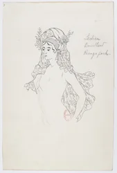 Holmès - La montagna nera - costumi di Charles Bianchini - 03(b). Ledieu, Bouillard, Reingspach, (coro femminile)