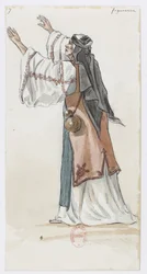 Holmès - La montagna nera - costumi di Charles Bianchini - 07. Figurazione