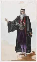 Holmès - La montagna nera - costumi di Charles Bianchini - 10b. Padre Sava