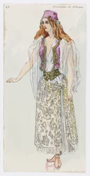 Holmès - La montagna nera - costumi di Charles Bianchini - 13. Orientale de Sinope