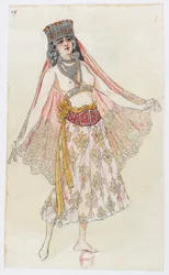 Holmès - La montagna nera - costumi di Charles Bianchini - 19 (Costume)