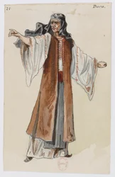 Holmès - La montagna nera - costumi di Charles Bianchini - 21. Dara
