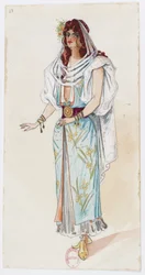 Holmès - La montagna nera - costumi di Charles Bianchini - 23 (Costume)