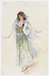 Holmès - La montagna nera - costumi di Charles Bianchini - 25 (Costume)