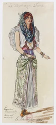 Holmès - La montagna nera - costumi di Charles Bianchini - 28 (Costume)