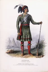 Asseola, un capo Seminole, c.1837-1844