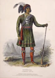 ASSEOLA, UN CAPO SEMINOLE, da Storia delle tribù indiane del Nord America